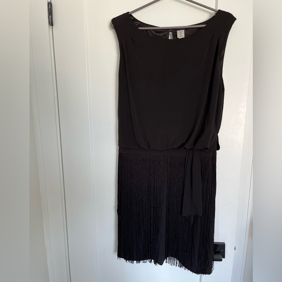 Tristan Tasselled Black Dress - Picture 2 of 6